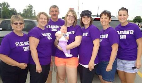Team It's All Gone To Shitz gearing up for Gutsy Walk June 7
