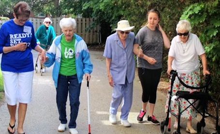 Malcolm Place hosts mini-relay for life; and folk singer