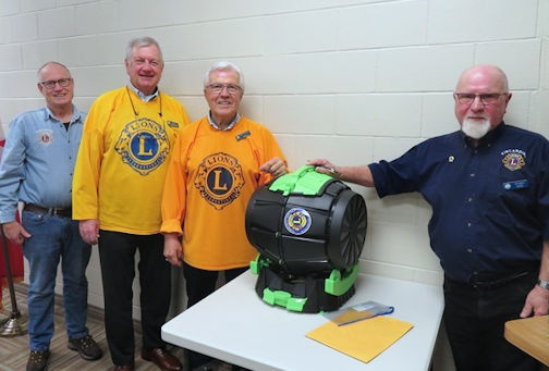 Kincardine Lions announce Dinner Draw winners, life members, and donation