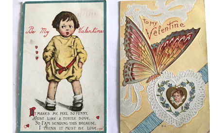 Sending valentines was not just for the romantic or children