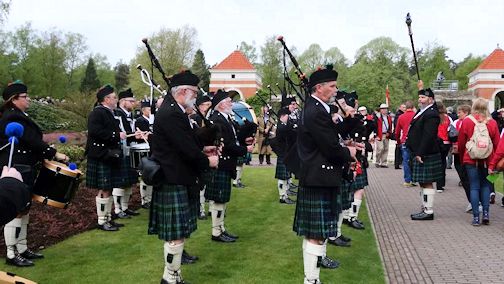 Kincardine Scottish Pipe Band attends ceremony at Groesbeek Canadian War Cemetery