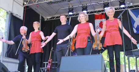 Great crowd rocks to the entertainment during Family Day at Kincardine Scottish Festival