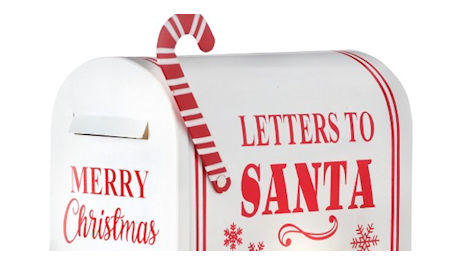 Letters to Santa from Kindergarten children at KTTPS