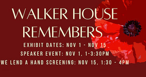 ​Local historians to help open Remembrance Day exhibit at Walker House Museum