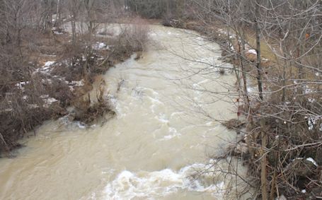 January thaw, rain mean fast-moving water in local rivers