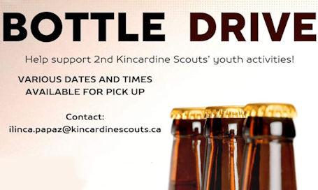 Kincardine Scouts holding two fund-raisers