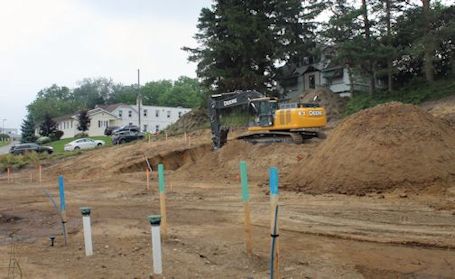 Land being cleared south of Kincardine hospital for housing units
