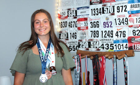 â€‹Kincardine athlete brings home medals in discus, shot put and hammer throw