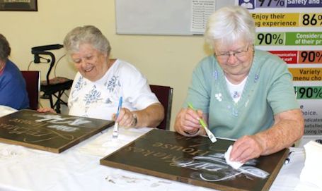 Sign Party at RVilla in Ripley is success, thanks to New Horizons grant