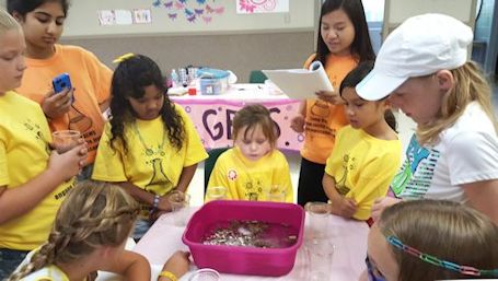 Girls learn about engineering, science and math at GEMS Camp