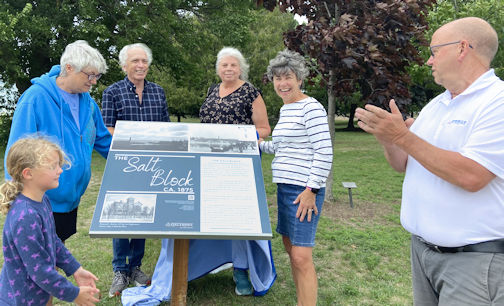 New heritage plaque celebrates Kincardine’s salt industry