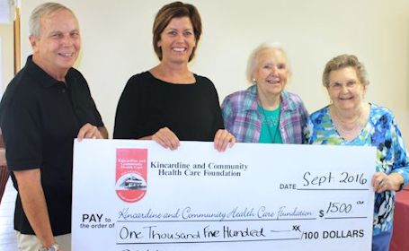 RVilla donates $1,500 to Kincardine hospital foundation