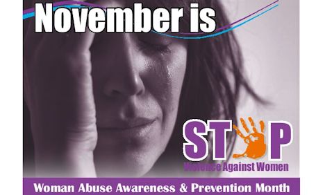 Shine the Light on Woman Abuse, and Wrapped in Courage campaigns