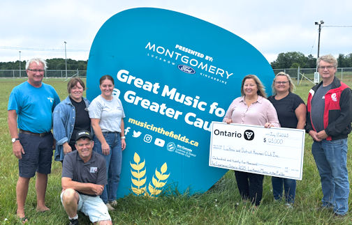 Huron-Bruce MPP presents Experience Ontario funding to local festivals