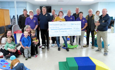 ​Kincardine Community Living receives donations for local programs