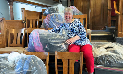 Free distribution of kids' clothing and backpacks, Aug. 12-13, at Knox Kincardine
