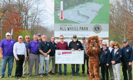 Kincardine Lions receive $5,000 from Blues Fest for All-Wheel Park