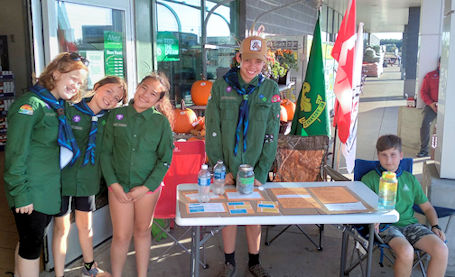 ​Kincardine Scouts hold first annual food drive