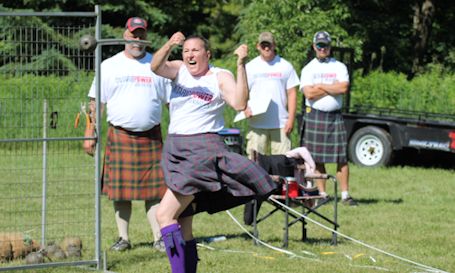 Zack Miller named professional drummer of the day at Kincardine Scottish Festival