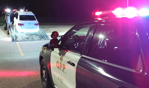 South Bruce OPP report disturbance; and stunt driver
