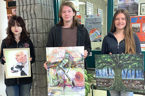 ​KDSS art students bring home awards from Owen Sound Art Show