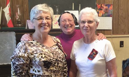 Two Bervie Women's Institute members receive 40-year service pins