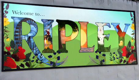 ​New vibrant, colourful mural unveiled in Ripley