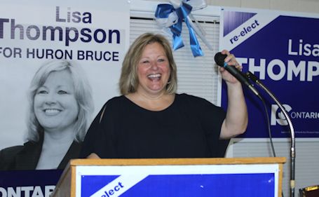 Thompson takes Huron-Bruce riding with landslide victory in provincial election