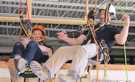 MISTRAS showcases rope access techniques at learning centre open house