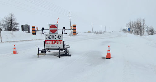​Blizzard descends on Kincardine area Friday night, prompting road closures