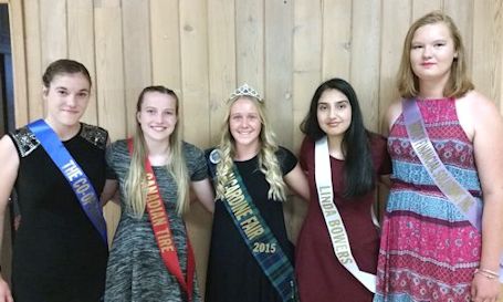 Six girls compete to become this year's Kincardine Fall Fair ambassador
