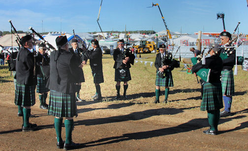 Kincardine Scottish Pipe Band part of opening parade at Bruce County IPM