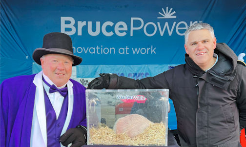 ​Bruce Power marks Groundhog Day as platinum sponsor of 70th annual Wiarton Willie Festival