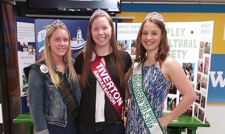Four local fall fair ambassadors off to the CNE competition Aug. 19-21