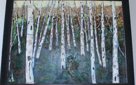 London artist brings love of vibrant colour to Victoria Park Gallery