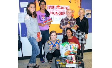 KDSS Me to We group holds fund-raisers for food bank, and Spread the Net