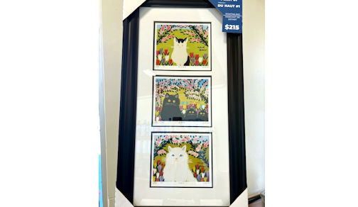 ​“Triple Black and White Cats” is next print in Kincardine Hospital Auxiliary fund-raiser