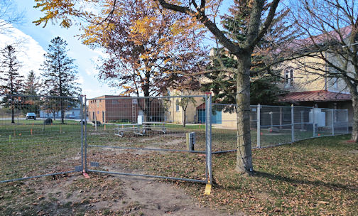 New performance stage being built in Victoria Park, Kincardine