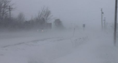 Winter slams Kincardine area again, causing road closures