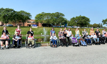 ​Brucelea Haven staff and residents walk and roll for Terry Fox Foundation