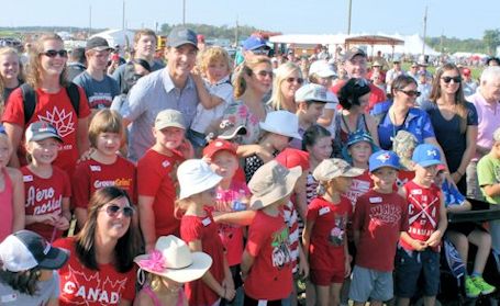 Canadian prime minister attends IPM in Huron County after invited by students in Seaforth