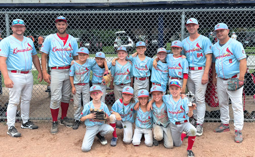 Kincardine U9 Cardinals play hard, but eliminated in OBA semi-finals