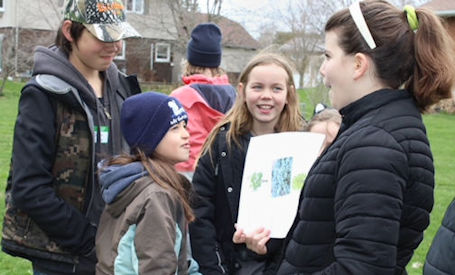 Ripley junior horticulturalists learn about maple trees and seed-planting