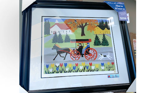 "Dog and Carriage" is next print in Kincardine Hospital Auxiliary fund-raiser