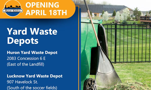 Huron-Kinloss opening yard waste depots in Ripley and Lucknow, April 18