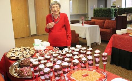 Decadent, delicious desserts at Trillium Court's "For the Love of Chocolate" buffet