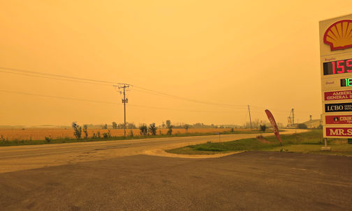 Smoky haze drifts into Kincardine area bringing poor air quality