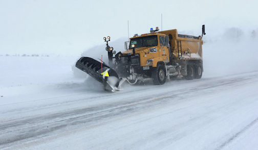 ​OPP remind motorists to drive safely around snowplows