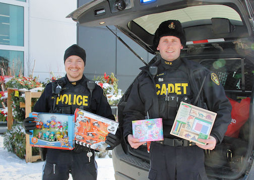 ​Members of South Bruce OPP conduct toy drive in Kincardine