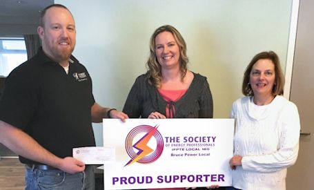 Society of Energy Professionals donates $10,000 to Huron Shores Hospice